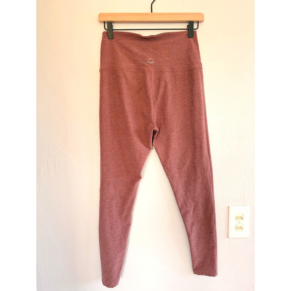 Beyond Yoga Spacedye Midi High Waisted Leggings Womens L Desert Rose Heather - Picture 2 of 9